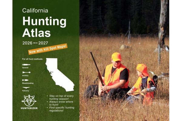 Hunterizer Releases California 2026-2027 Hunting Atlas and Major App Map Upgrade